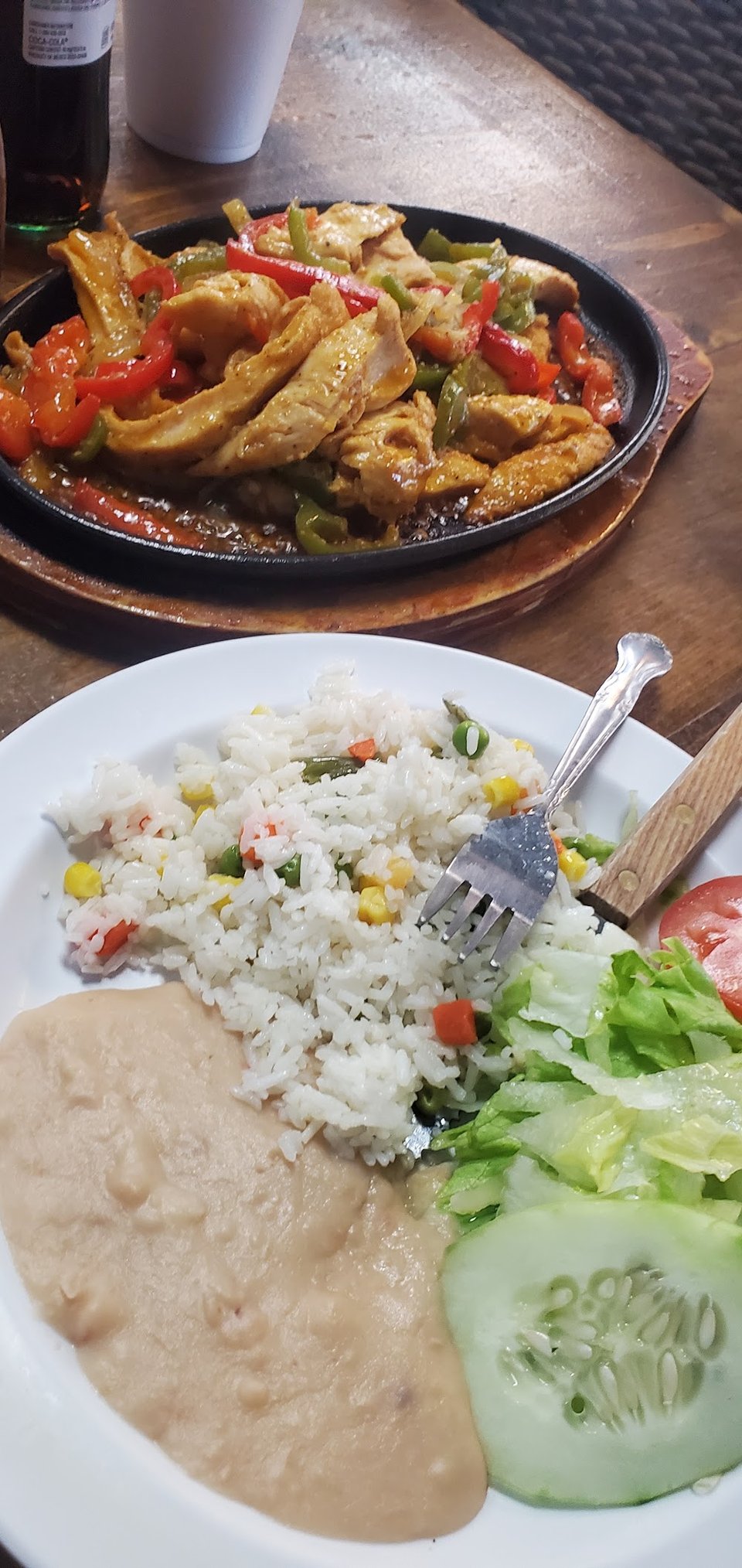 Fajitas de Pollo Mariscos