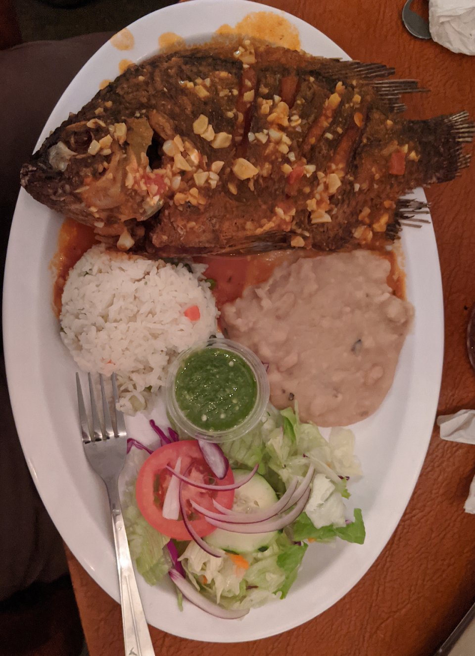 Mojarra Al Mojo De Ajo
